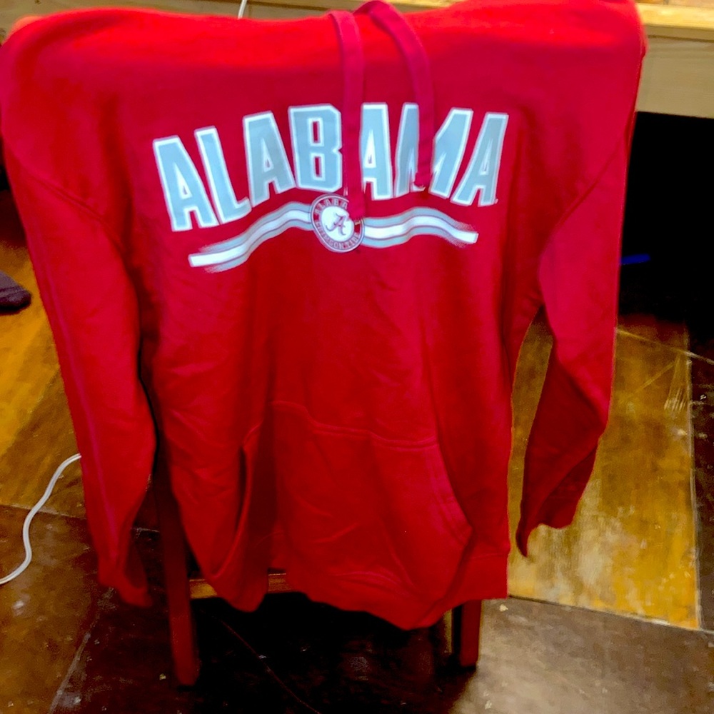 Russel red Alabama crimson tide hooded sweatshirt size medium unisex